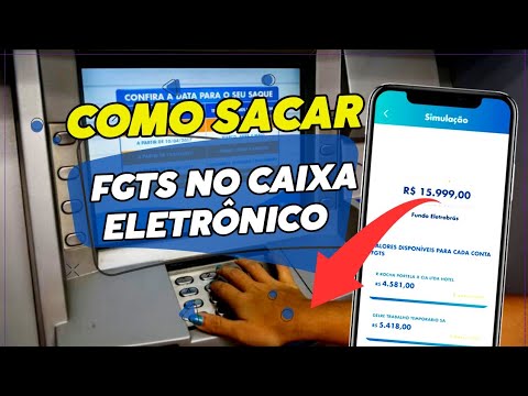 Como sacar FGTS no caixa eletrônico?