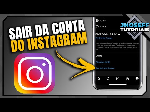 Como sair da conta do Instagram?