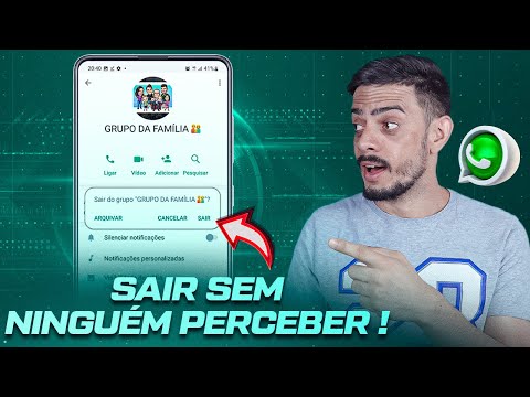 Como sair do grupo do WhatsApp sem que ninguém perceba?