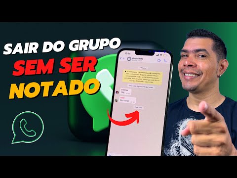 Como sair do grupo do WhatsApp silenciosamente no iPhone?