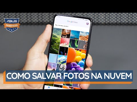 Como salvar fotos na nuvem?