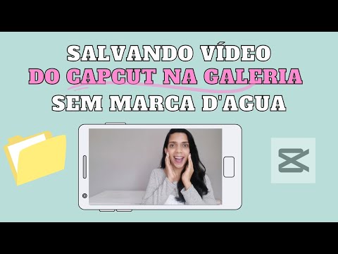 Como salvar vídeos do CapCut na galeria?