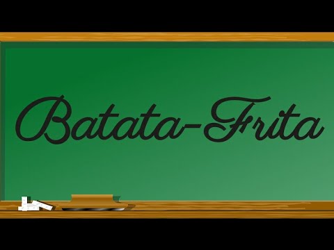 Como se diz batata frita em inglês?