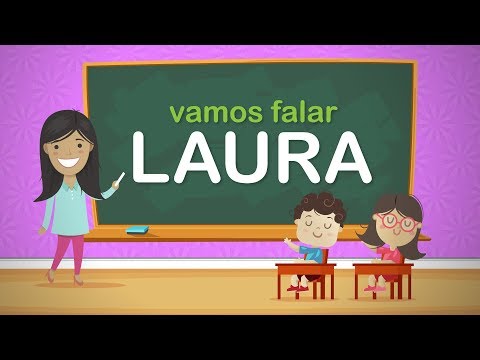 Como se diz meu nome é Laura em inglês?