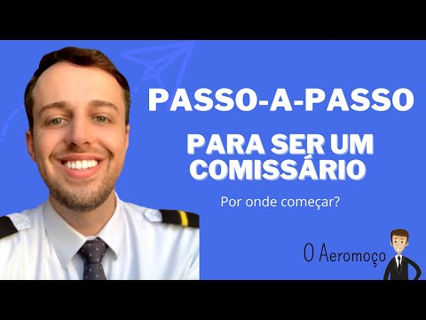 Como se tornar um comissário de bordo através de um curso?