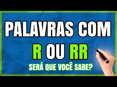 Como separar em sílabas as palavras com rr?