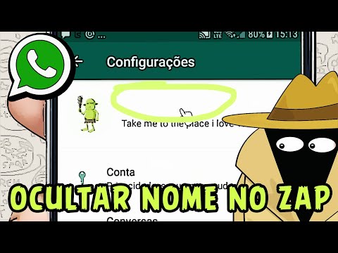 Como ter um nome invisível no WhatsApp?