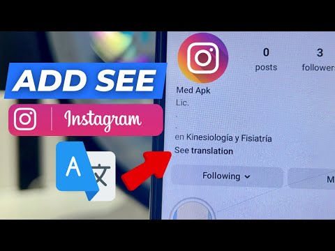 Como tirar a tradução da bio do Instagram?