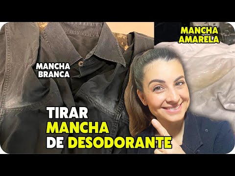 Como tirar mancha de desodorante?