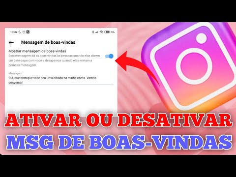 Como tirar mensagem automática do Instagram?