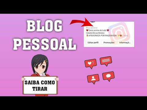 Como tirar o blog pessoal do Instagram?