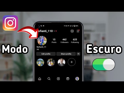 Como tirar o modo escuro do Instagram?