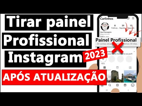 Como tirar o modo profissional do Instagram?