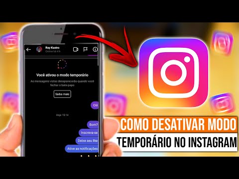 Como tirar o modo temporário do Instagram?