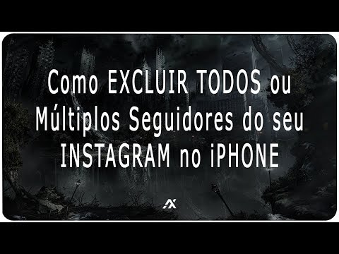 Como tirar todos os seguidores do Instagram?