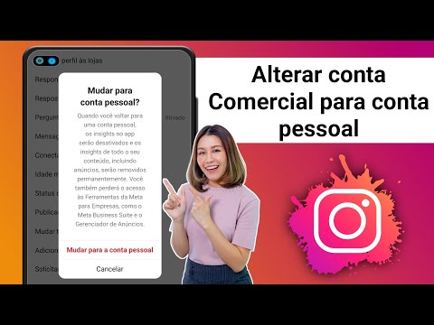 Como tirar uma conta comercial no Instagram?