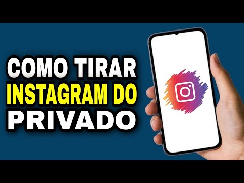 Como tirar uma conta privada do Instagram?