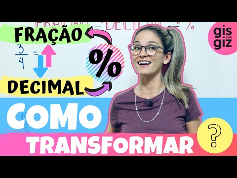 Como transformar fração em decimal?