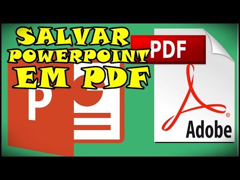 Como transformar PowerPoint em PDF?