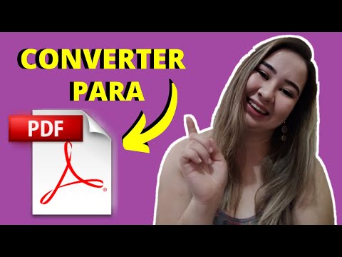 Como transformar um documento em PDF?