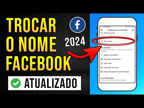 Como trocar o nome no Facebook?