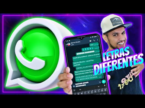 Como usar letras diferentes no WhatsApp?