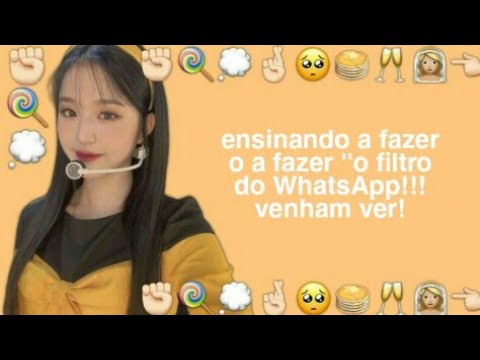 Como usar o filtro de chamada de vídeo no WhatsApp?