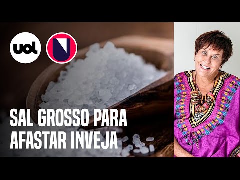 Como usar sal grosso na sua casa?