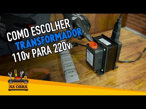 Como usar um transformador de 220 para 110 volts para geladeira?