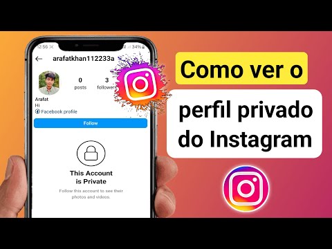 Como ver perfil do Instagram que está fechado?