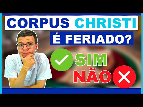 Corpus Christi é um feriado nacional?