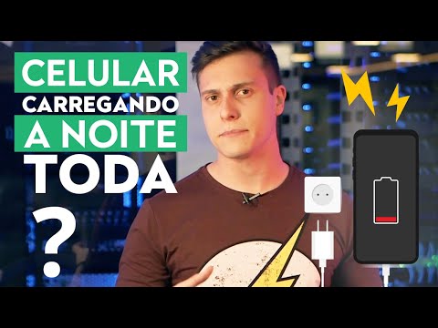 Deixar o celular carregando a noite toda estraga a bateria?