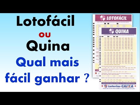 É mais fácil ganhar na Mega Sena ou na Lotofácil?