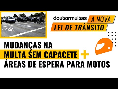 É multado por andar com capacete no braço?