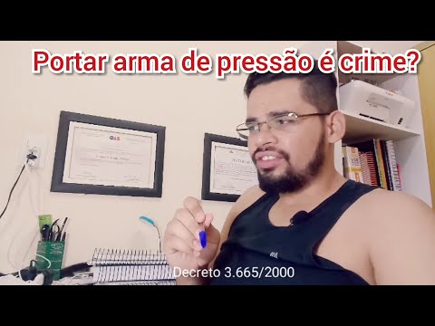 É permitido andar com arma de chumbinho na rua?