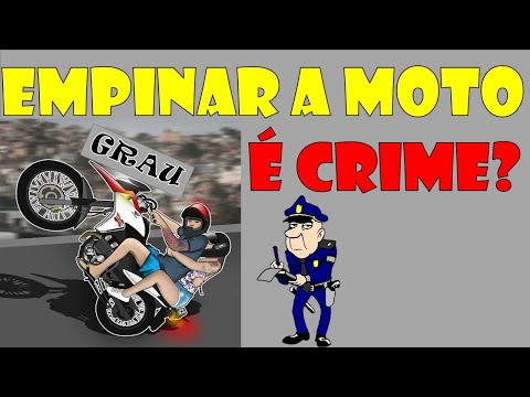 É permitido empinar moto em local fechado?