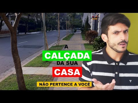 É permitido ter rampa de garagem na calçada?