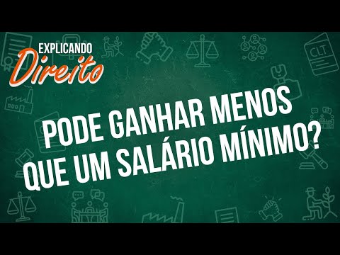 É possível assinar a carteira de trabalho com menos de um salário mínimo?