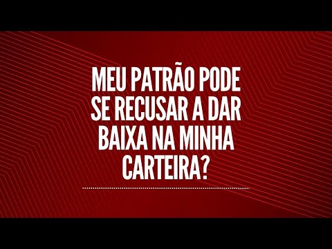 É possível dar baixa na carteira antes de assinar a rescisão?