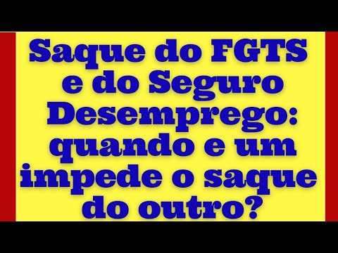 É possível dar entrada no seguro desemprego antes de sacar o FGTS?