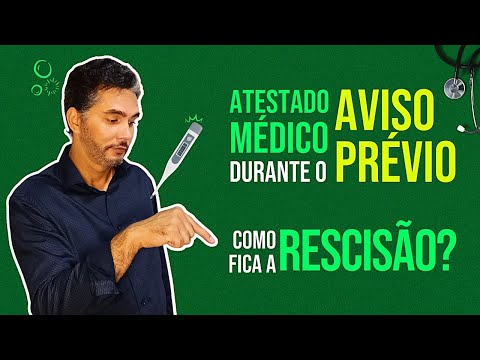 É possível descontar atestado no aviso prévio?