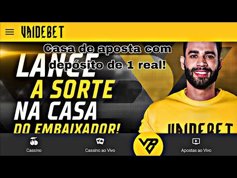 É possível jogar em um jogo de aposta com depósito de apenas 1 real?