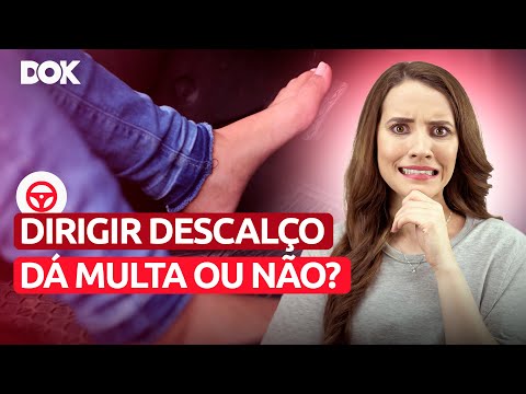 É possível ser multado por dirigir de chinelo?