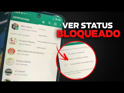 É possível ver status bloqueado no WhatsApp GB?