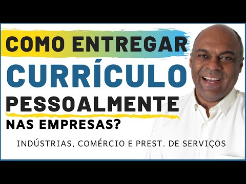 É preciso entregar o currículo em um envelope?