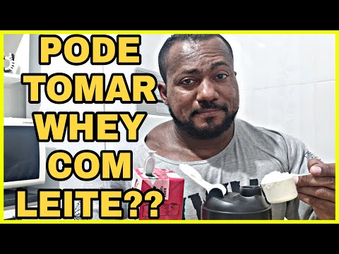 É seguro tomar whey com leite?