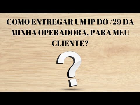 Em qual interface a operadora entrega o endereço de internet público?