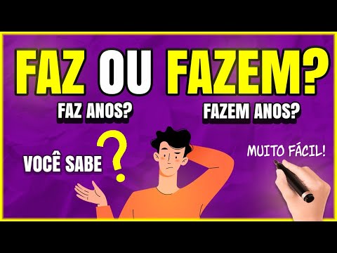 Faz dois meses ou fazem dois meses? Qual a forma correta?