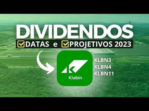 Klabin paga dividendos mensais ou trimestrais?