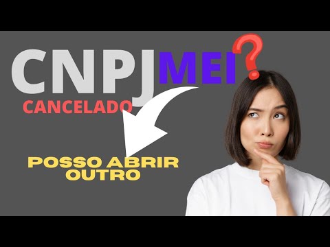 MEI Cancelado Pode Abrir Outro?